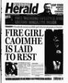 Evening Herald (Dublin) Friday 03 January 2003 Page 1
