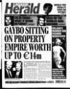 Evening Herald (Dublin) Saturday 25 January 2003 Page 1
