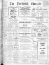 Northwich Chronicle Saturday 13 August 1927 Page 1