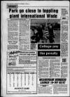 Northwich Chronicle Wednesday 01 November 1989 Page 38