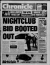 Northwich Chronicle Wednesday 04 November 1998 Page 1