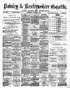 Paisley & Renfrewshire Gazette Saturday 01 August 1885 Page 1