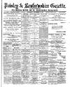 Paisley & Renfrewshire Gazette Saturday 18 November 1899 Page 1