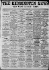 Kensington News and West London Times Saturday 26 June 1869 Page 1