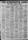 Kensington News and West London Times Saturday 21 August 1869 Page 1