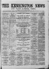 Kensington News and West London Times Saturday 25 March 1876 Page 1