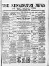 Kensington News and West London Times Saturday 20 January 1877 Page 1