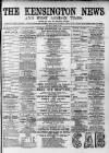 Kensington News and West London Times Saturday 10 March 1877 Page 1