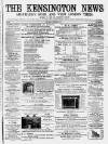 Kensington News and West London Times Saturday 08 December 1877 Page 1