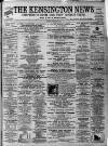 Kensington News and West London Times Saturday 23 February 1878 Page 1