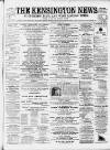 Kensington News and West London Times Saturday 15 June 1878 Page 1