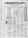 Kensington News and West London Times Saturday 19 October 1878 Page 1