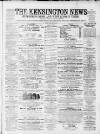 Kensington News and West London Times Saturday 24 January 1880 Page 1