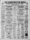 Kensington News and West London Times Saturday 30 July 1881 Page 1