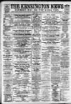 Kensington News and West London Times Saturday 26 May 1883 Page 1