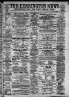 Kensington News and West London Times Saturday 01 September 1883 Page 1