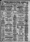 Kensington News and West London Times Saturday 08 September 1883 Page 1