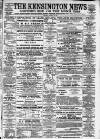 Kensington News and West London Times Saturday 01 December 1883 Page 1