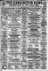 Kensington News and West London Times Saturday 22 December 1883 Page 1