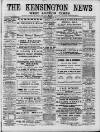 Kensington News and West London Times Saturday 28 January 1888 Page 1