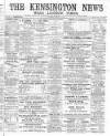 Kensington News and West London Times Saturday 23 November 1889 Page 1