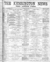 Kensington News and West London Times Saturday 11 May 1895 Page 1