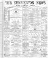 Kensington News and West London Times Saturday 20 May 1899 Page 1