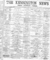 Kensington News and West London Times Friday 22 September 1899 Page 1