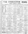 Kensington News and West London Times Friday 13 October 1899 Page 1