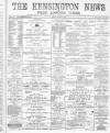 Kensington News and West London Times Friday 22 December 1899 Page 1
