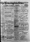 Kensington News and West London Times Friday 29 September 1916 Page 1