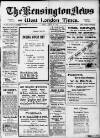 Kensington News and West London Times Friday 29 March 1918 Page 1