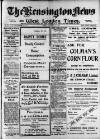 Kensington News and West London Times Friday 17 January 1919 Page 1