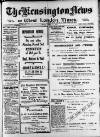 Kensington News and West London Times Friday 21 March 1919 Page 1