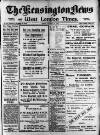 Kensington News and West London Times Friday 24 October 1919 Page 1