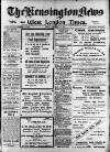 Kensington News and West London Times Friday 28 November 1919 Page 1