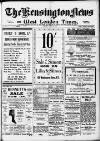 Kensington News and West London Times Friday 01 July 1921 Page 1