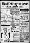 Kensington News and West London Times Friday 07 October 1921 Page 1
