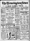 Kensington News and West London Times Friday 09 December 1921 Page 1