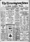 Kensington News and West London Times Friday 16 December 1921 Page 1