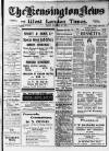 Kensington News and West London Times Friday 22 September 1922 Page 1