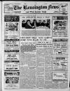 Kensington News and West London Times Friday 05 December 1952 Page 1
