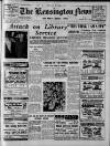 Kensington News and West London Times Friday 27 January 1956 Page 1
