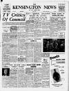 Kensington News and West London Times Friday 31 July 1959 Page 1