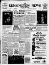 Kensington News and West London Times Friday 31 March 1961 Page 1