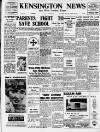 Kensington News and West London Times Friday 15 September 1961 Page 1