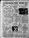 Kensington News and West London Times Friday 03 August 1962 Page 1