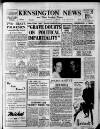 Kensington News and West London Times Friday 02 November 1962 Page 1