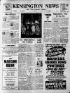 Kensington News and West London Times Friday 21 December 1962 Page 1