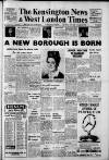 Kensington News and West London Times Friday 22 May 1964 Page 1